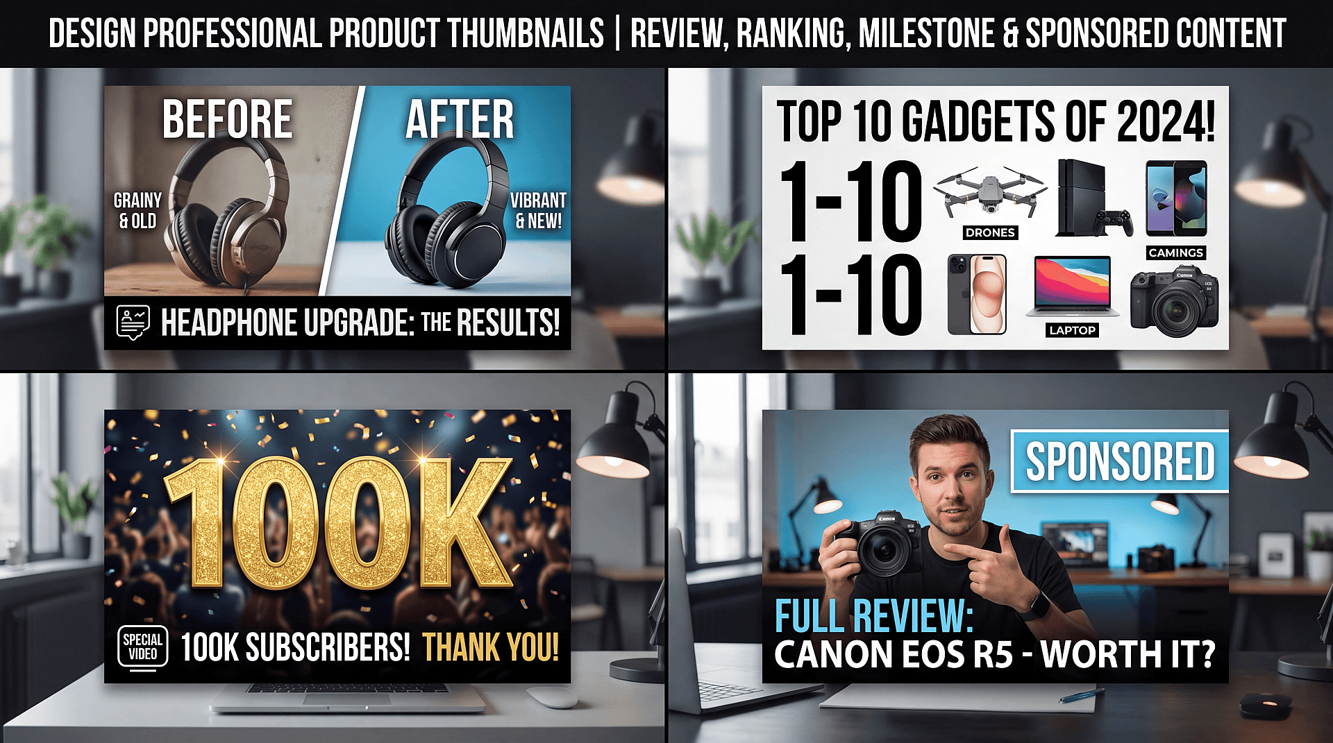 Engaging Product & Review Thumbnails