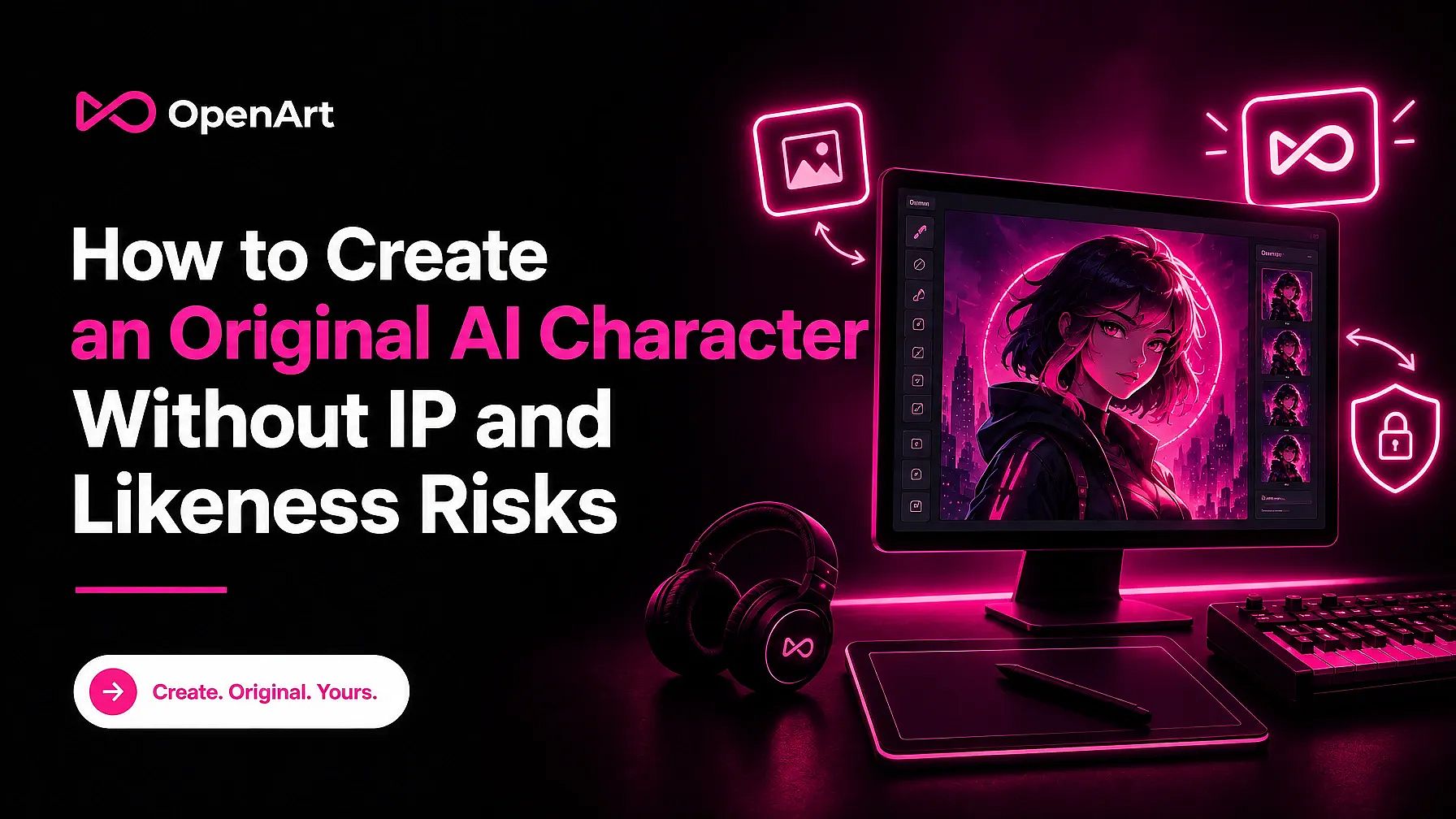 How to Create an Original AI Character Without IP and Likeness Risks