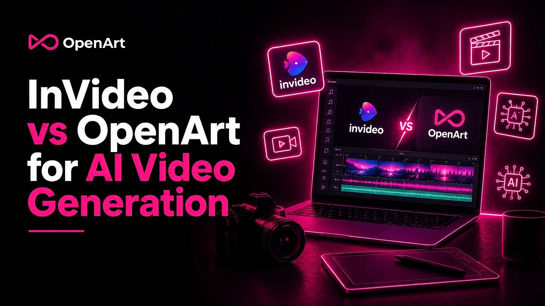 InVideo vs OpenArt for AI Video Generation: Cost, Features, Results, and Consistency