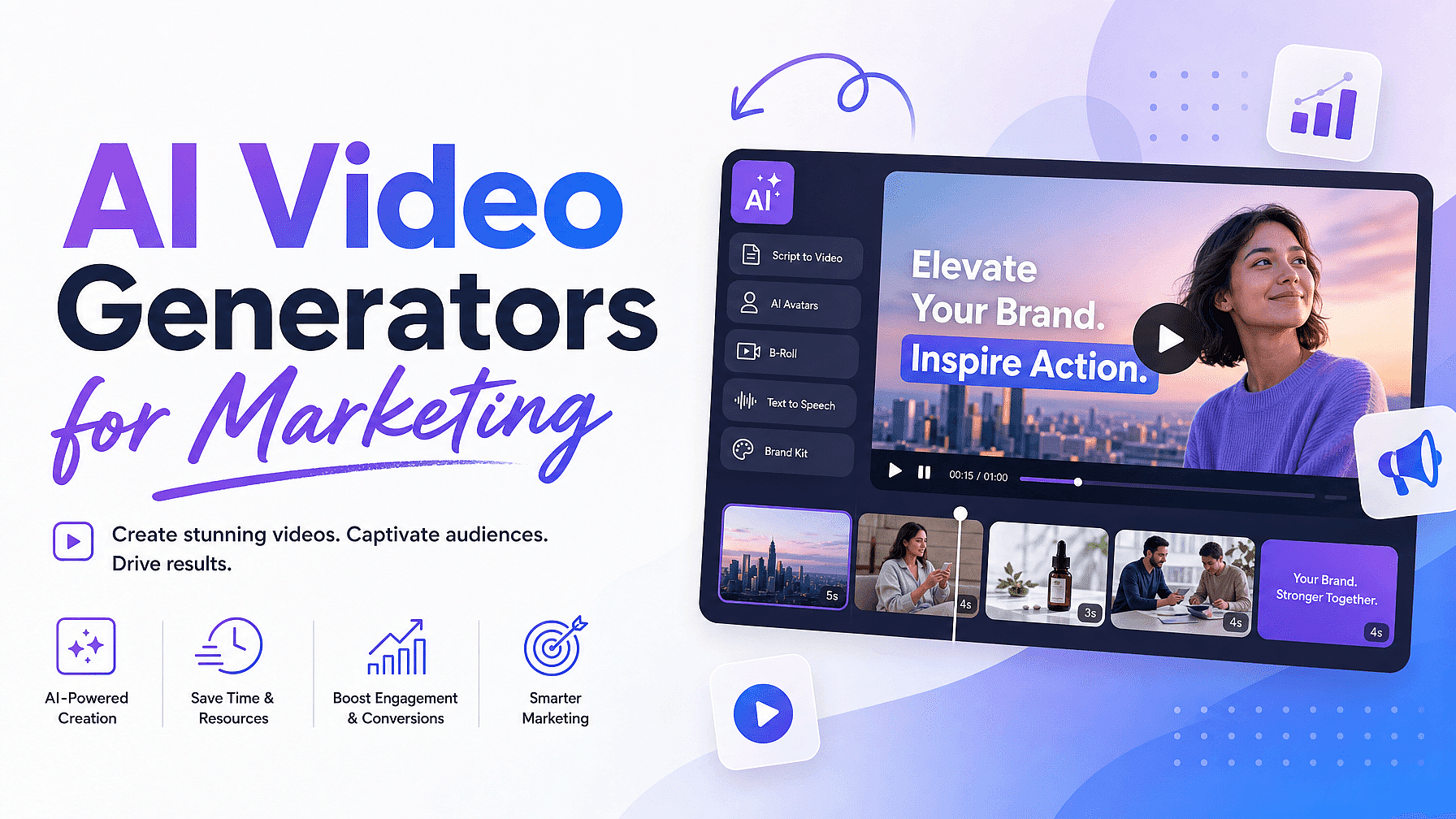 Best AI Video Generators for Marketing in 2026