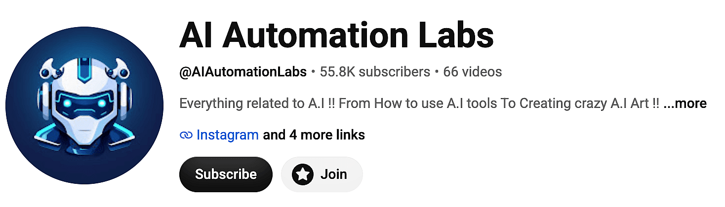 AI video creator example