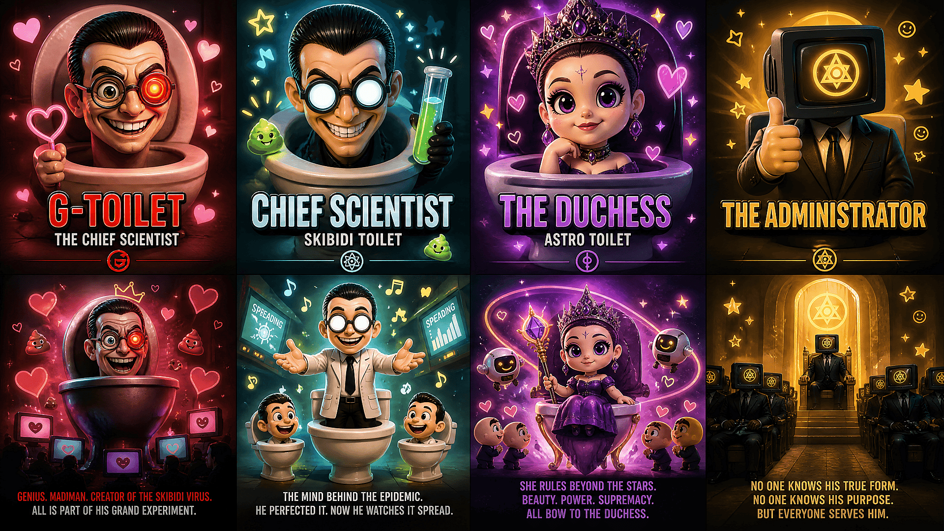 Boss and Villain Portraits