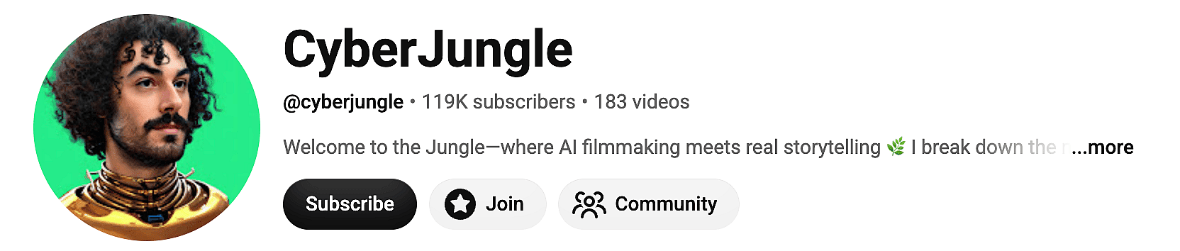 AI video creator example