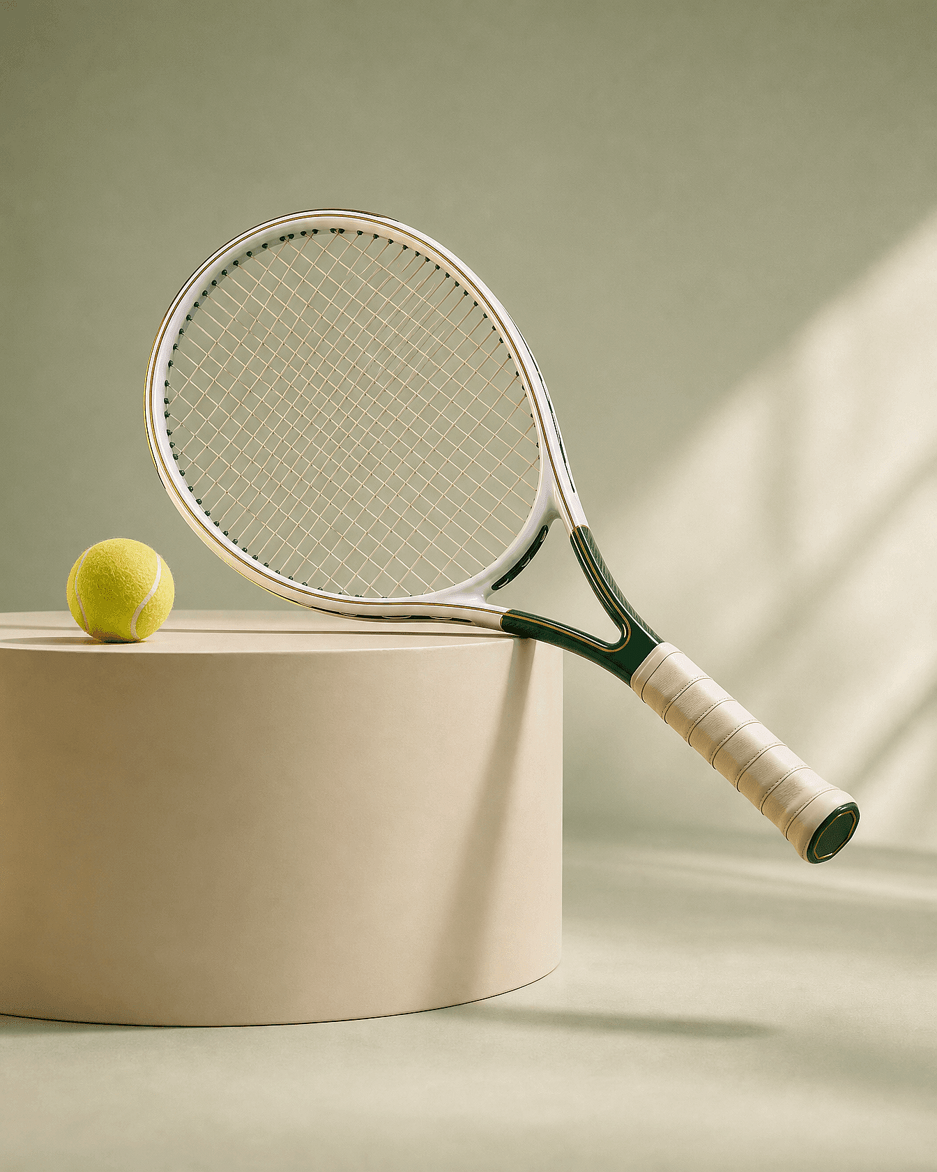 Still life with a tennis ball