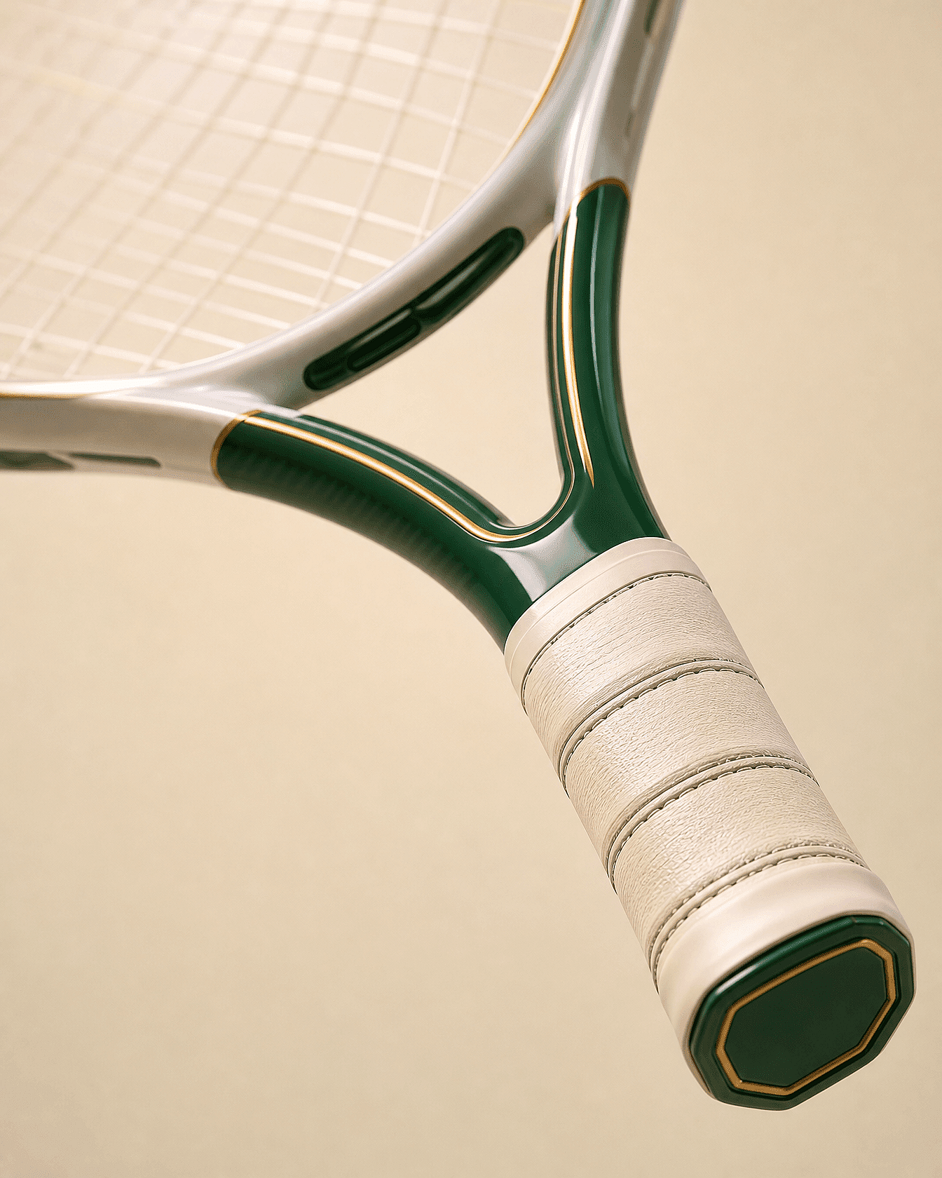 Close-up of the grip
