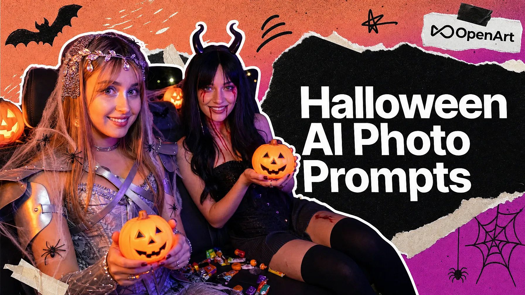 Halloween AI Photo Prompts for Selfies, Trends, and Cosplays