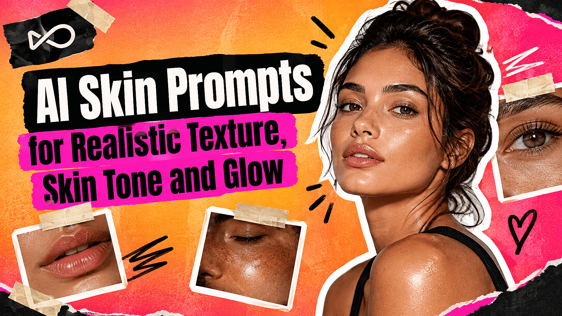 AI Skin Prompts for Realistic Texture, Skin Tone, and Glow