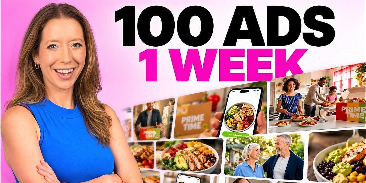 How to Scale Ad Creative Testing With AI: 100 Ad Variations in One Week