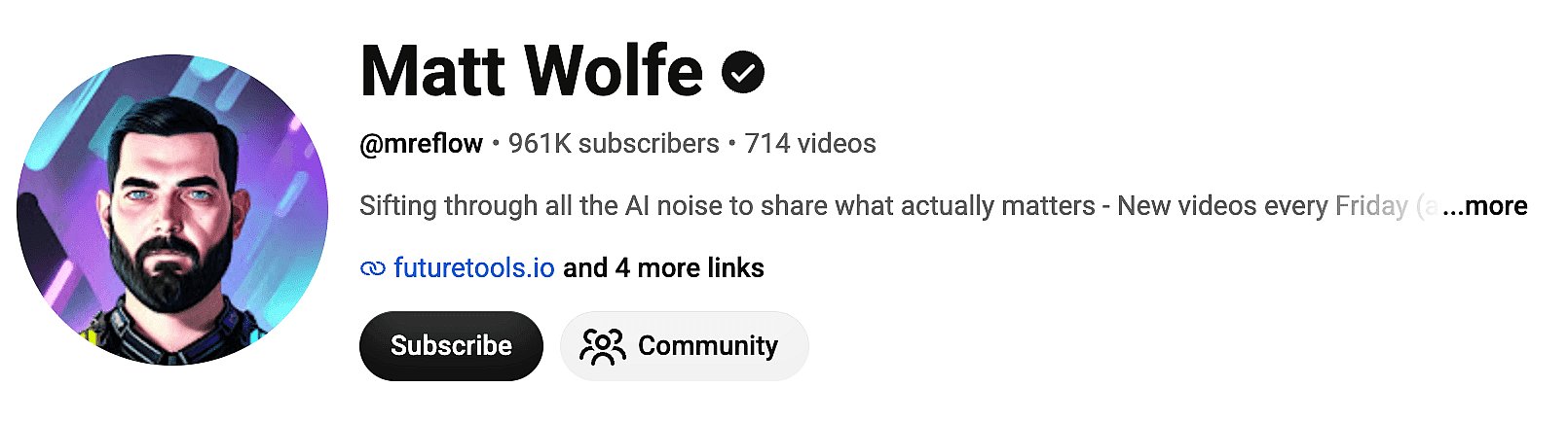 AI video creator example