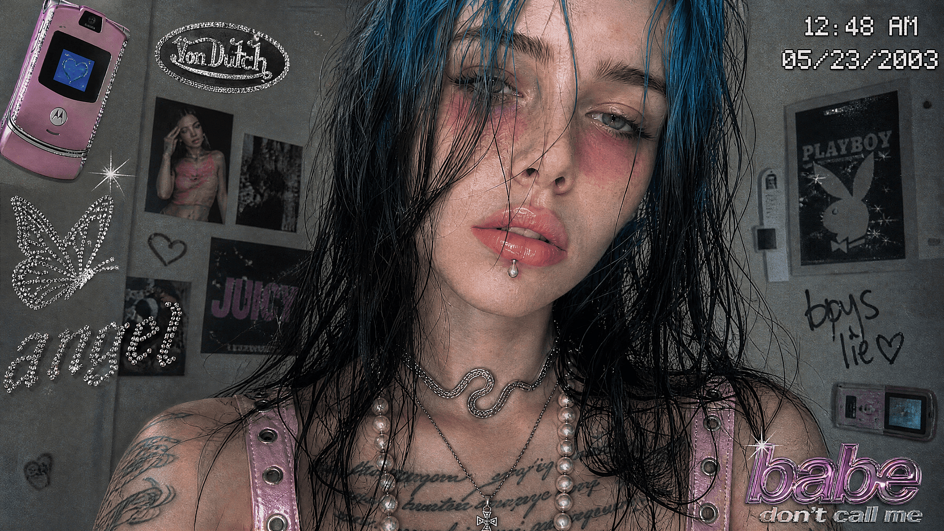 2000s digital camera look