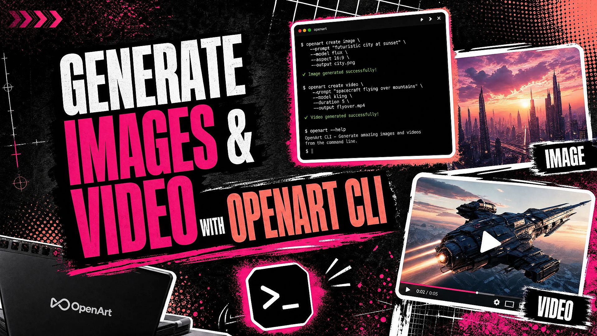 Generate Images and Video From Your Terminal With OpenArt CLI