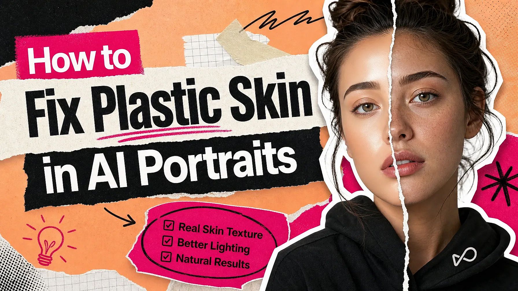 How to Fix Plastic Skin in AI Portraits