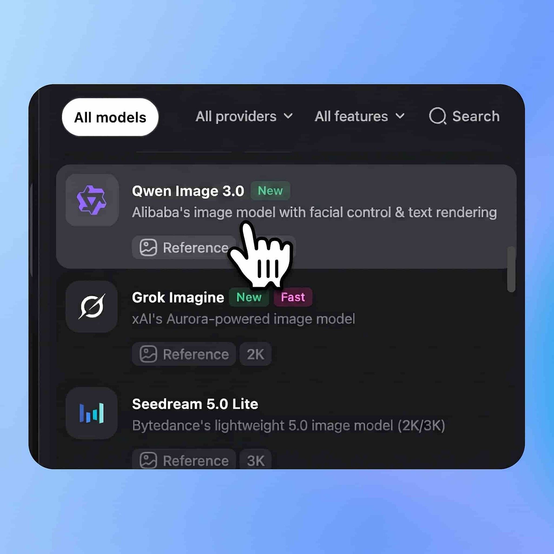 Choose Qwen Image 3.0