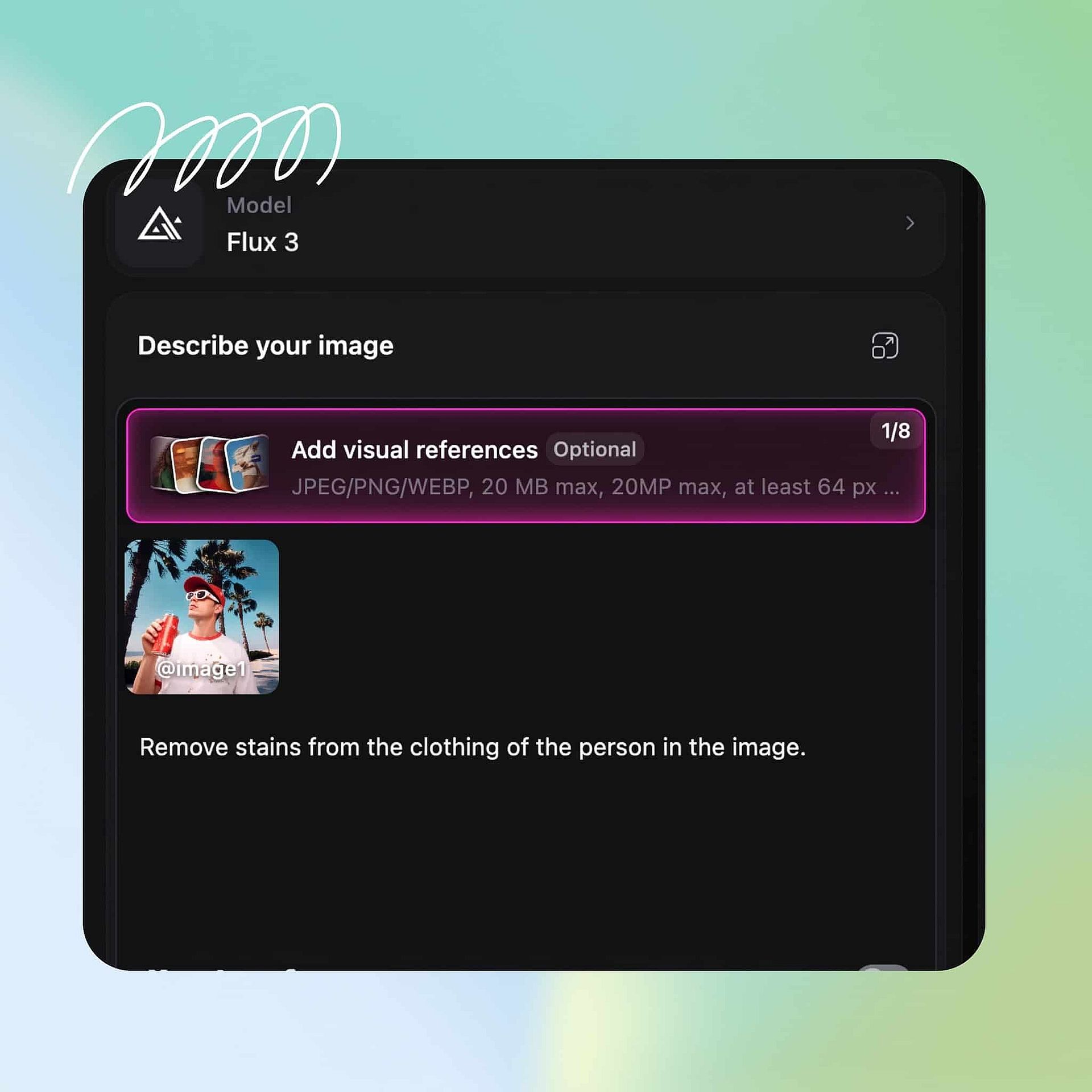 Prompt and add your references