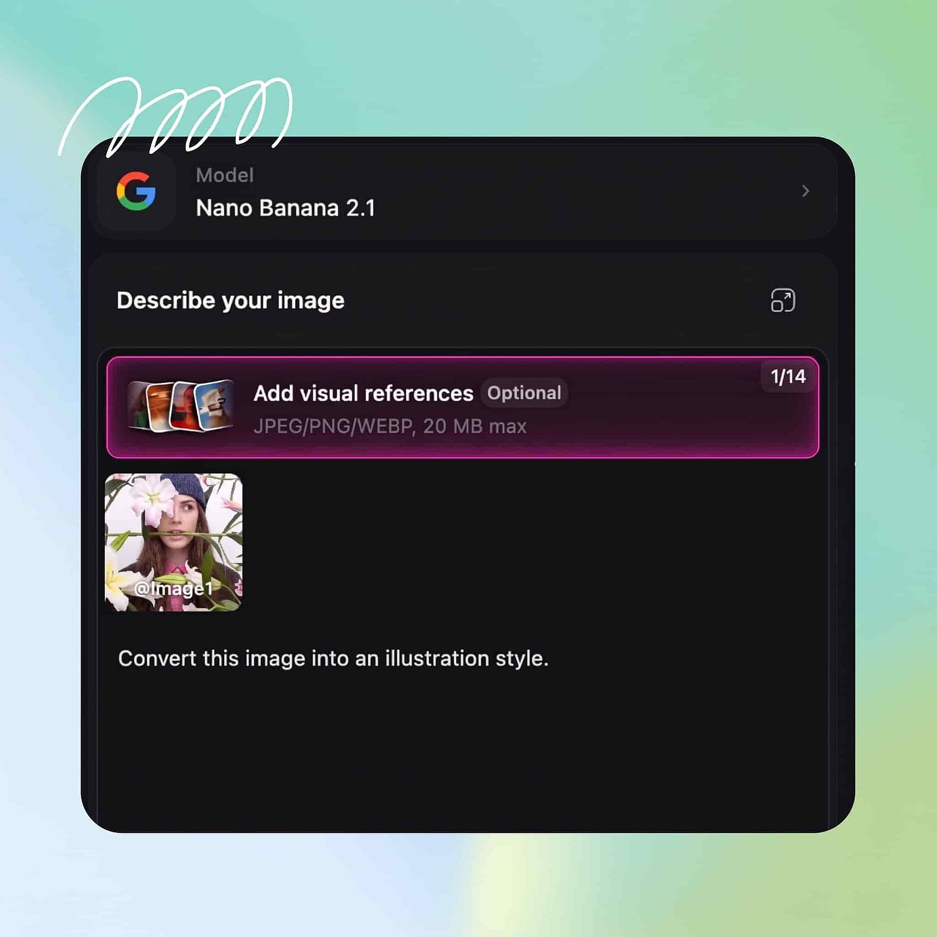 Prompt and add references
