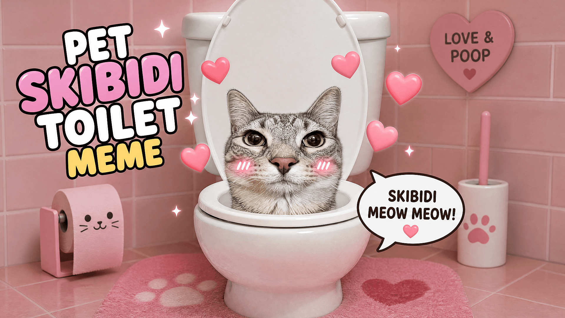 Pet Skibidi Toilet Meme