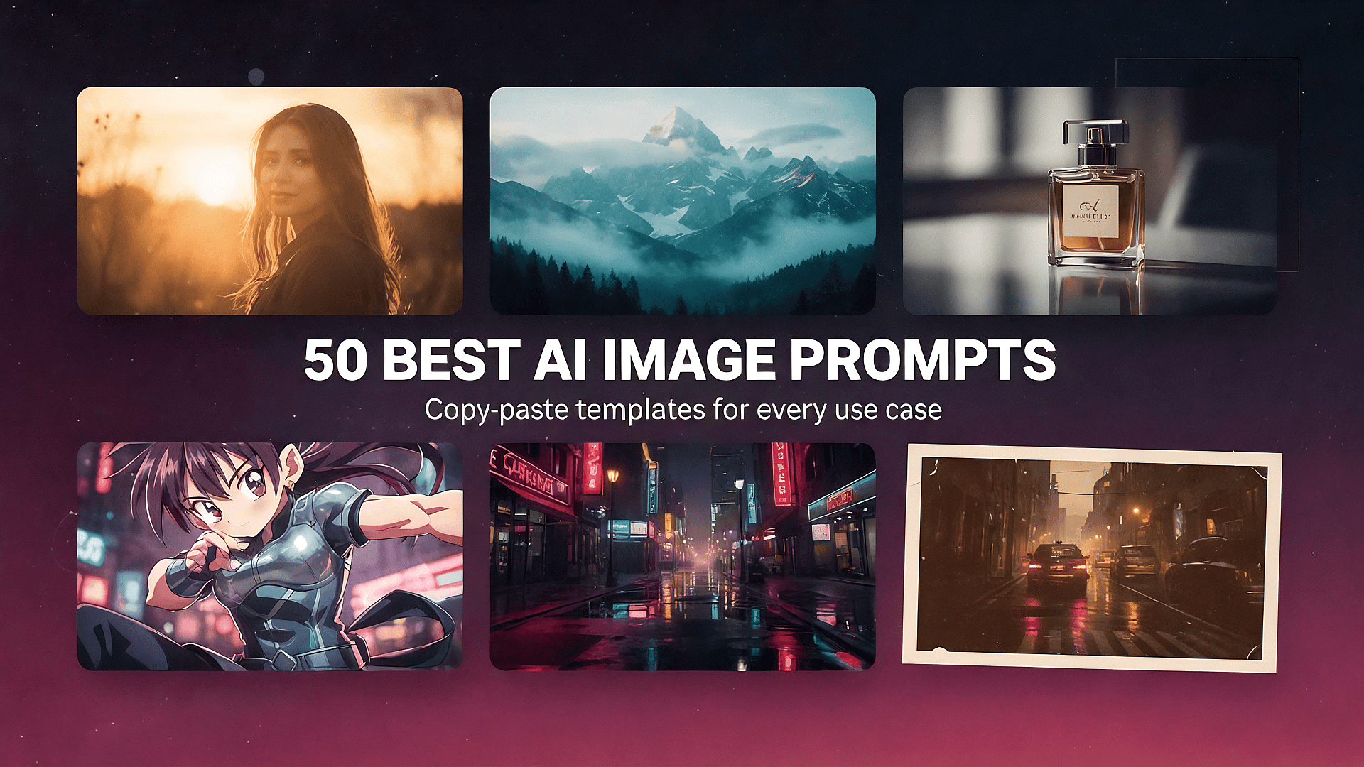 50 Best AI Image Prompts for AI Image Generators