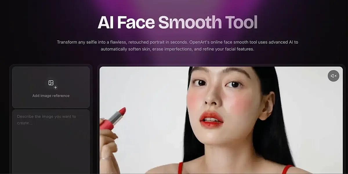 Face Smooth Tool – AI Portrait Retouching in Seconds