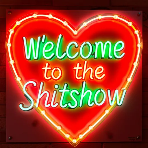 Prompt: A Neon Sign that says "Welcome to the Shitshow"