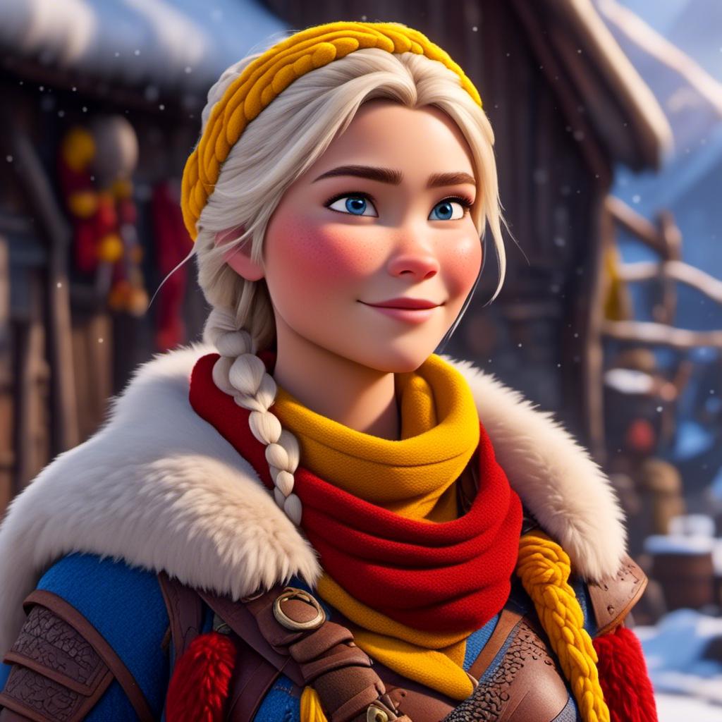 CGi Animation, 20-year-old viking woman wit... | OpenArt
