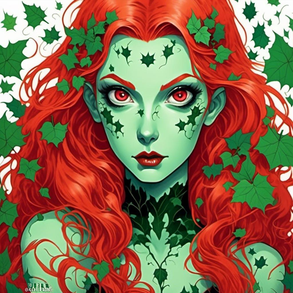 Hypnotic green skin poison ivy hypn... | OpenArt