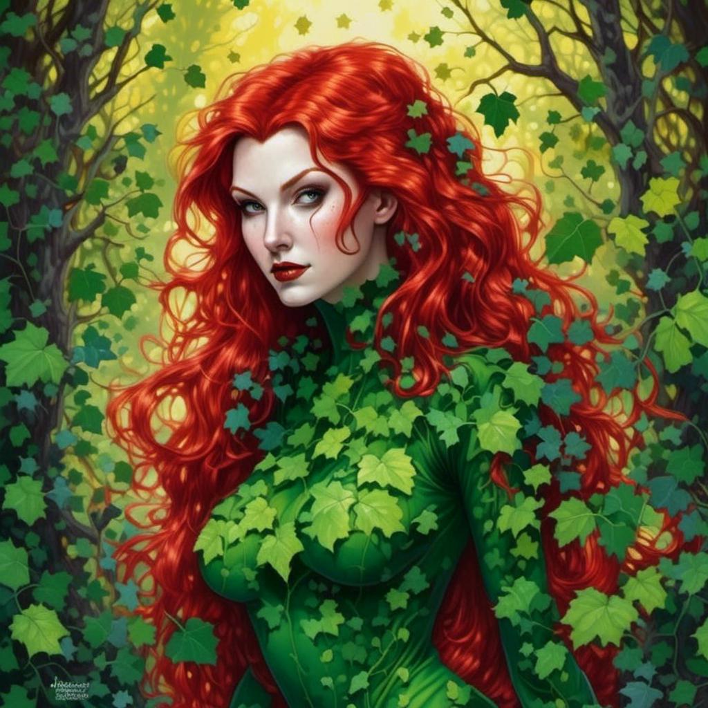 Hypnotic poison ivy brainwashed byb... | OpenArt