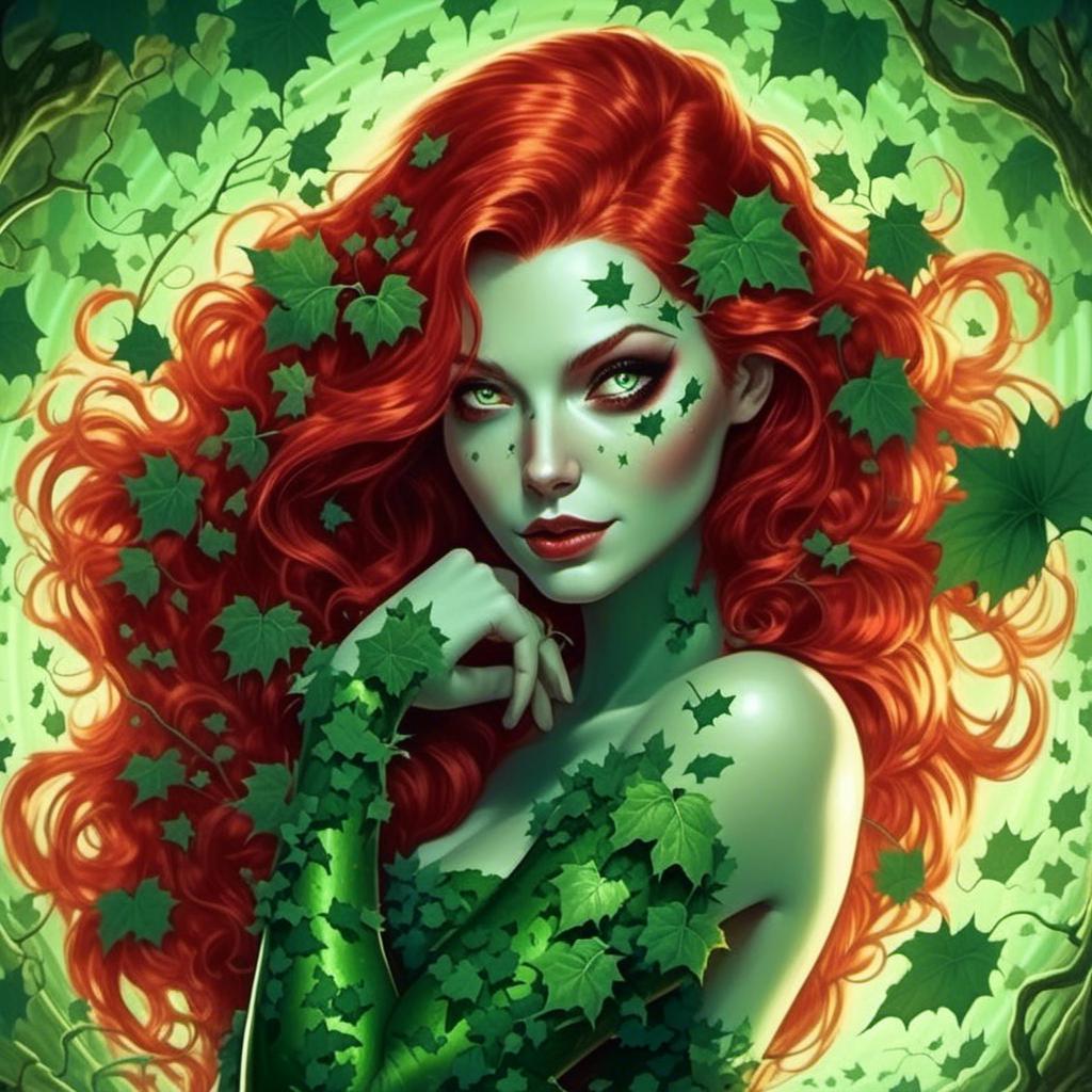 Hypnotic green skin poison ivy hypn... | OpenArt