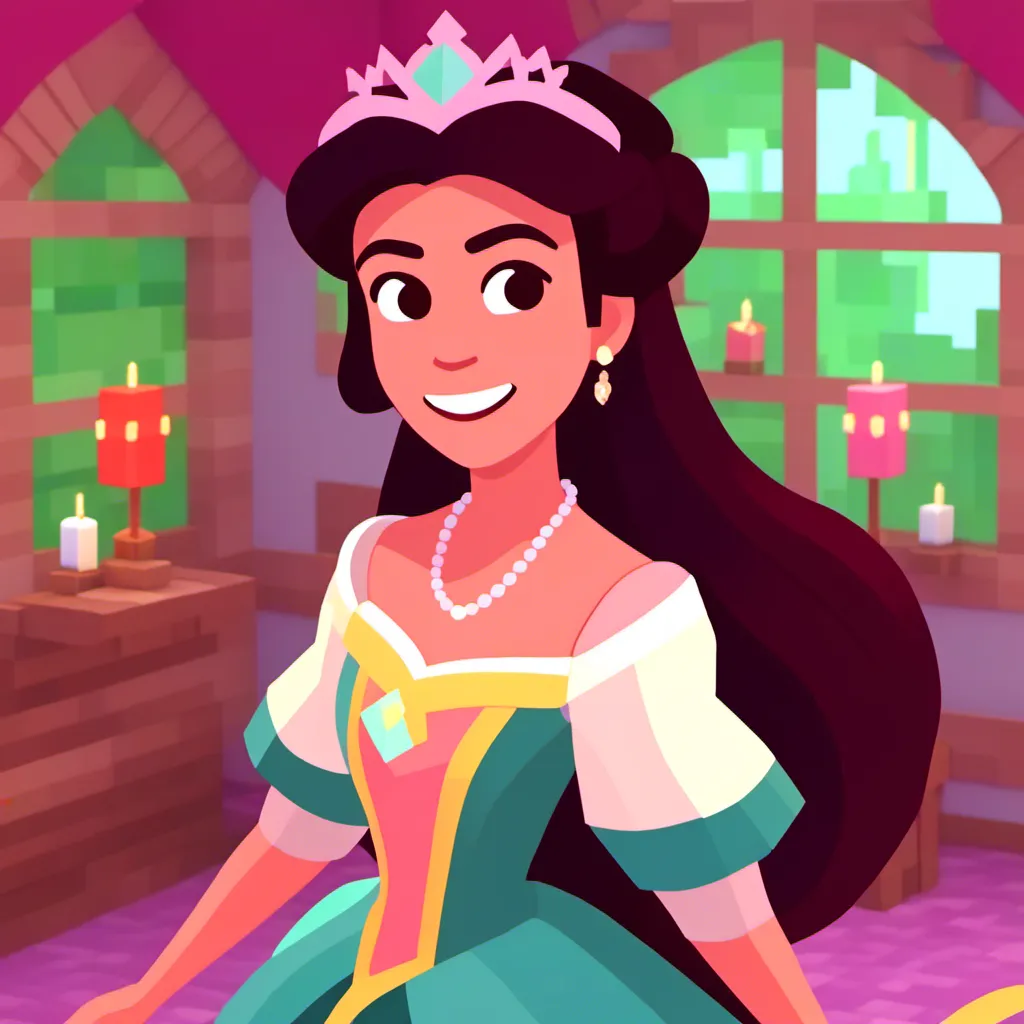 Prompt: <mymodel>Ariel Disney Princess in game-minecraft style as a toon in Disney classic art style, cartoon, oil painting, full body, cute, smiling, 2D, Vivid, Super-Detailed, game-minecraft, Disney classic, Ariel, oil painting, full body, cartoon, cute, smiling, 2D, Vivid, detailed, professional