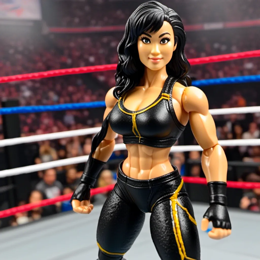 Prompt: <mymodel> as a WWE action figure toy