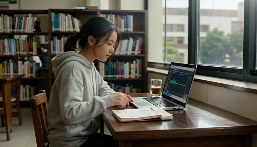 Prompt: make  a music video for students or college kids to study while listening to the perfect frequency of music for optimal focus