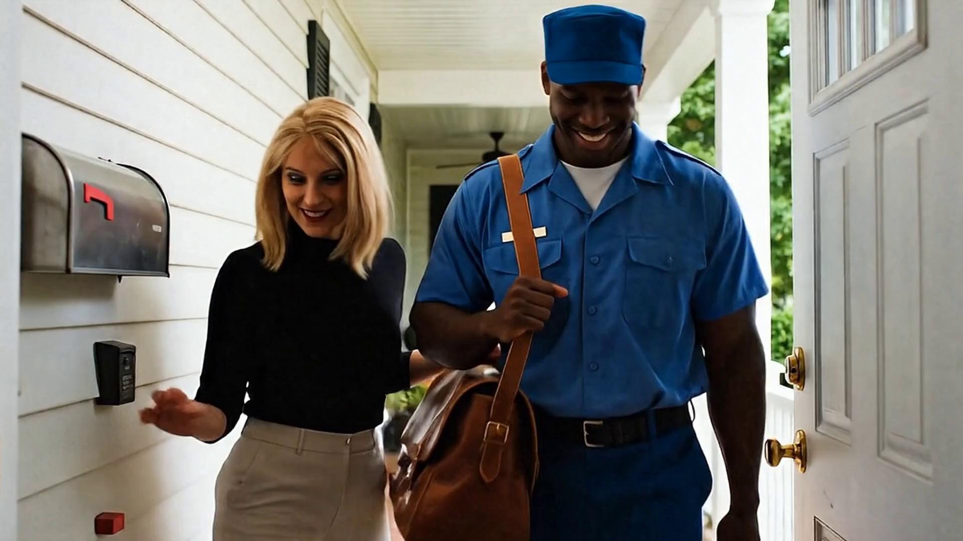 Prompt: she walks him into the kitchen and he drops his bag, and they immediately start kissing hot and heavy