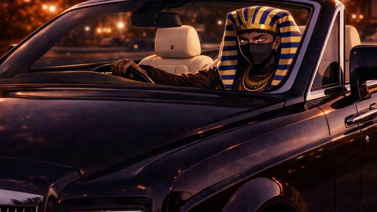 Prompt: Music video close-up. Slight camera sway like handheld. Micro facial movement. Light sweeps across face once. Background pulses softly with the beat. Smoke drifts past lens. Final frame freezes on eye contact. Gritty, cinematic, high-energy restraint.