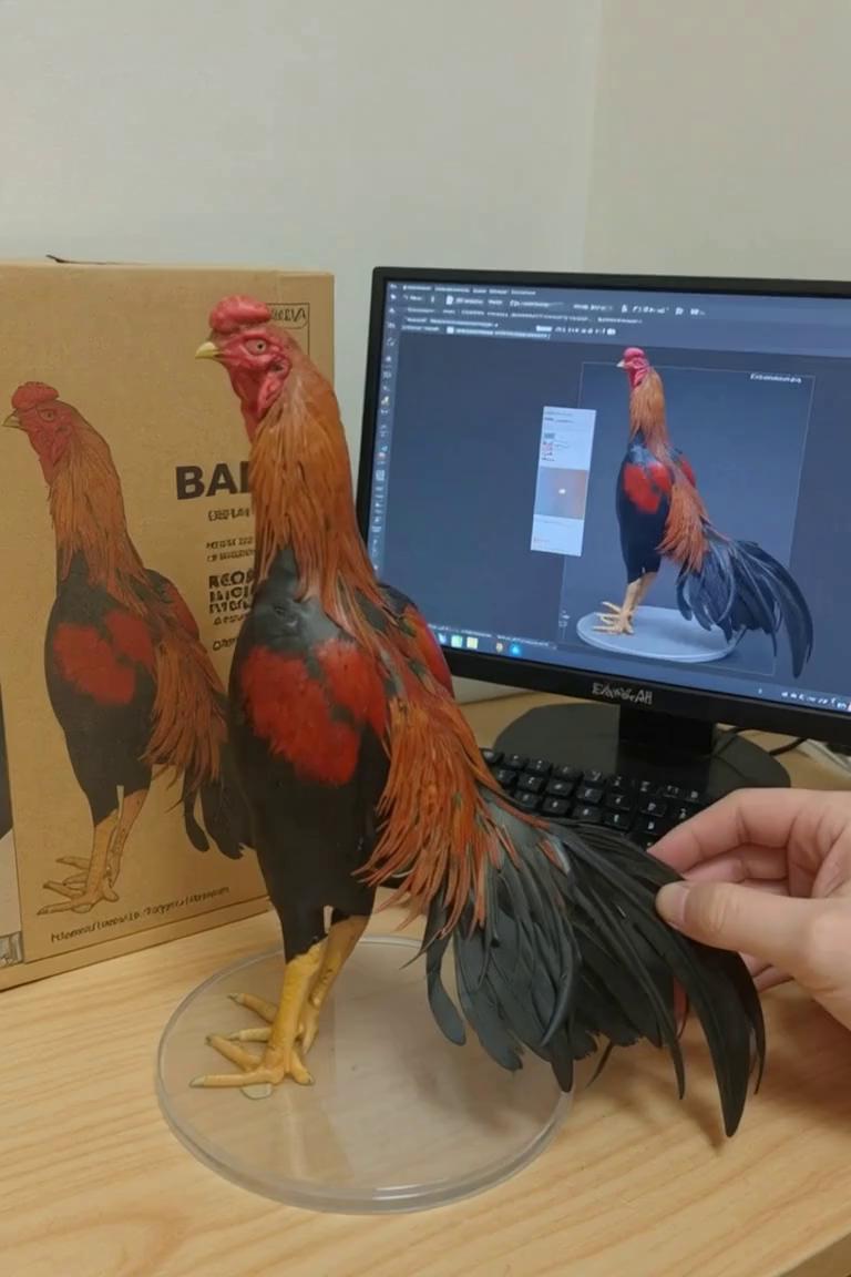 Prompt: @KevinJulian:Step 1
Masuk ke Google Kecreate a 1/7 scale commercialized figurine of the characters in the picture, in a realistic style, in a real environment. The figurine is placed on a computer desk. The figurine has a round transparent acrylic base, with no text on the base. The content on the computer screen is the Zbrush modeling process of this figurine. Next to the computer screen is a BANDAI-style toy packaging box printed with the original artwork. The packaging features two-dimensional flat illustrations.
Step 2
Masuk Google
Ketik Openart.ai (https://openart.ai/video/i2v)
Pilih Video , masukan foto yang tadi di simpan dari gemini di photo 1 dan 2
Masukin Promptnya :
Nure two hand gently pick up the figure on the frame and rotate it slightly for inpection.the model in the packaging box remain stationary,while all other background elements stay unchanged.