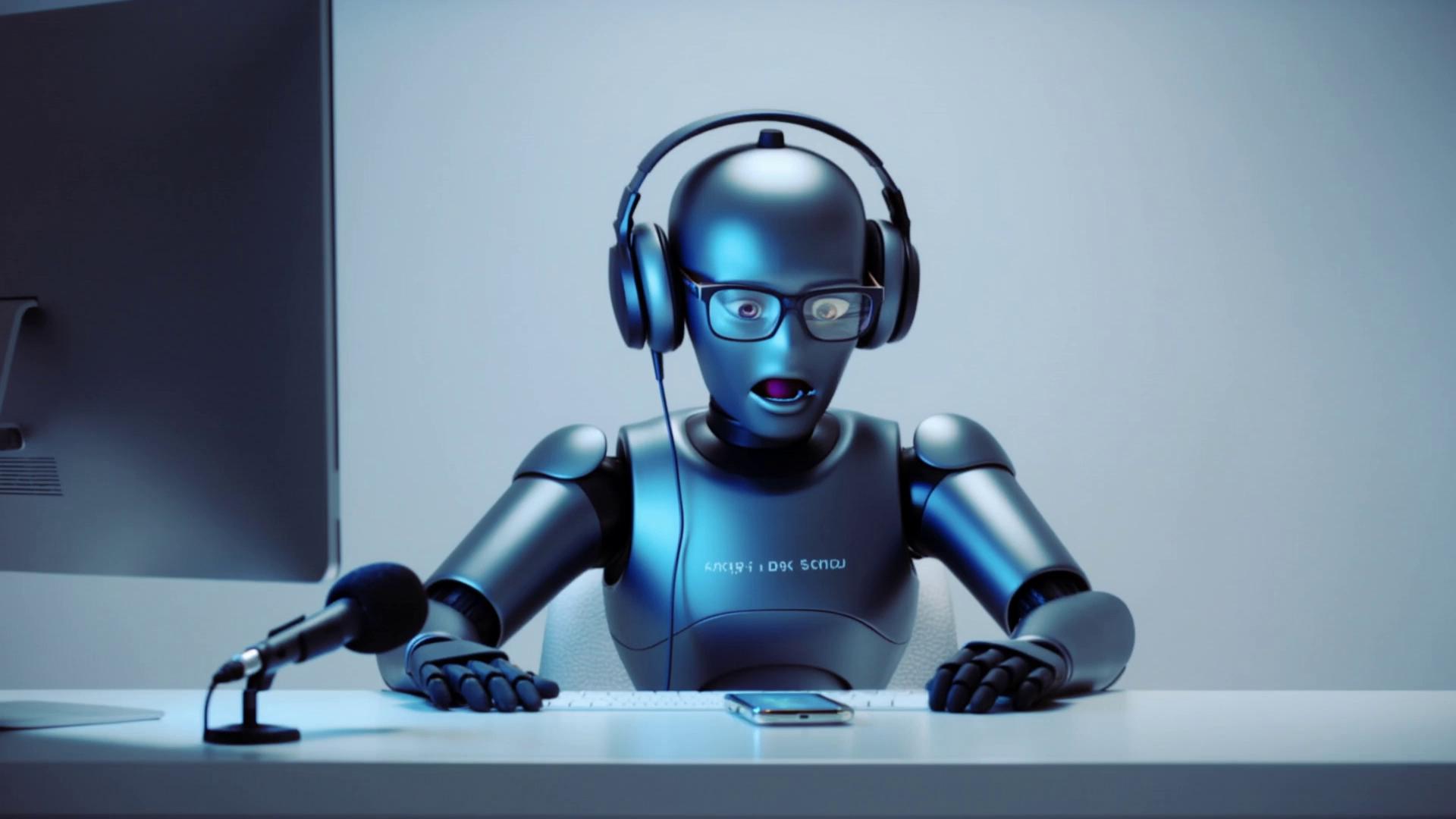 Prompt: A hyper-realistic cinematic short video, vertical 9:16, ultra-smooth animation.
Scene: A serious, professional AI robot sitting at a desk like a YouTuber, wearing headphones and glasses.
The robot confidently says (mouth synced): “I will replace humans.”
Suddenly, the robot’s phone vibrates. It checks the phone and its face glitches in panic.
The screen flashes “LOW BATTERY – 1%”.
The robot freezes mid-sentence, sparks fly lightly, dramatic silence… then it powers off and face-plants onto the desk.
Cut to bold caption on screen: “AI in 2025 💀”
Clean lighting, comedic timing, exaggerated facial expressions, Pixar-level emotion, realistic physics, perfect loop ending.