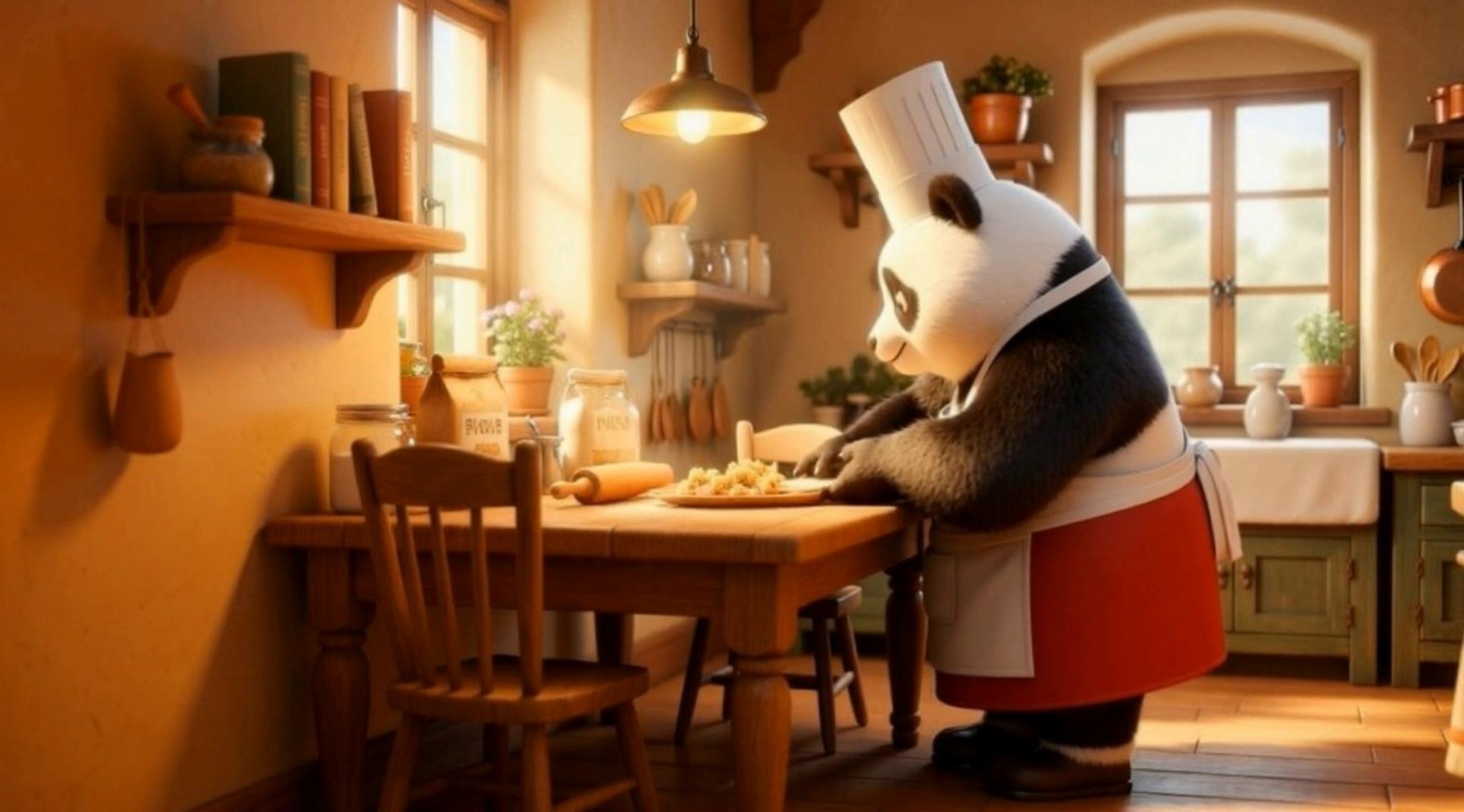 Prompt: Parrie Her gaze drifted to the Jug, She picked it up, Then she crossed the kitchen to the sideboard, and placing the Jug on top, Shot in 35mm