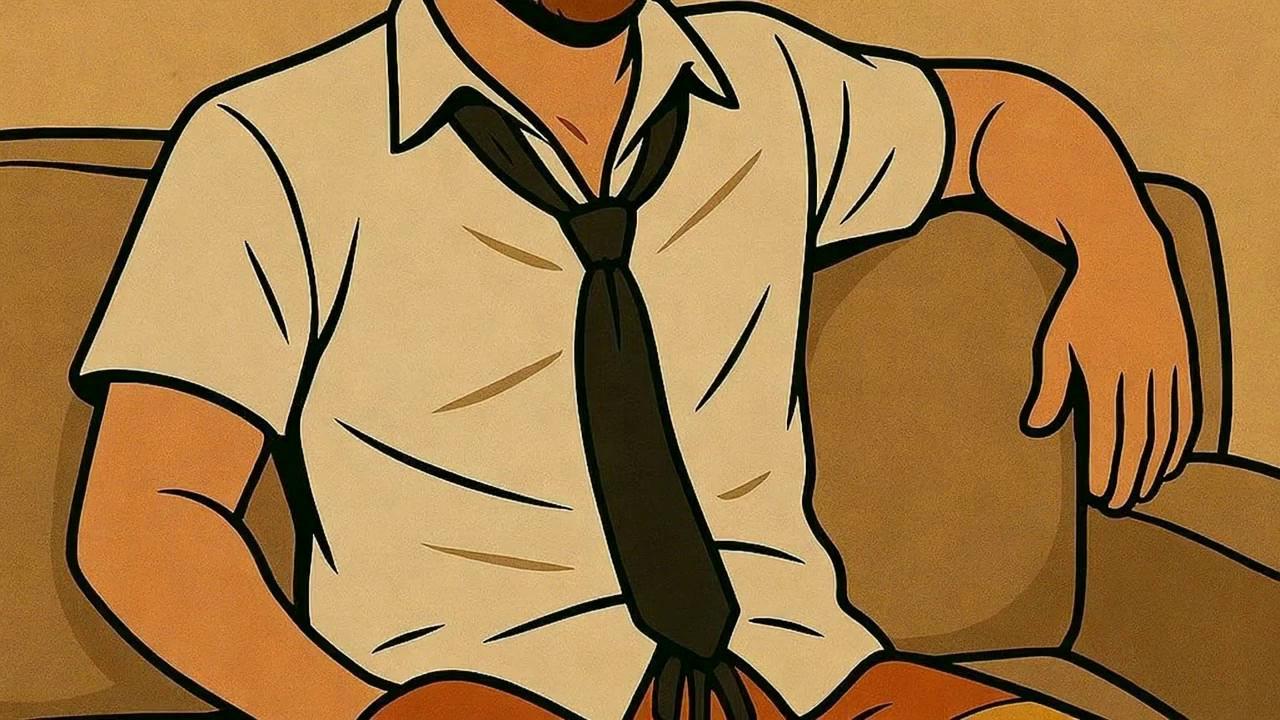 Prompt: have his right wright turn into robotic armour, have this armour grow up his arm and cover the rest of his body except for his face
