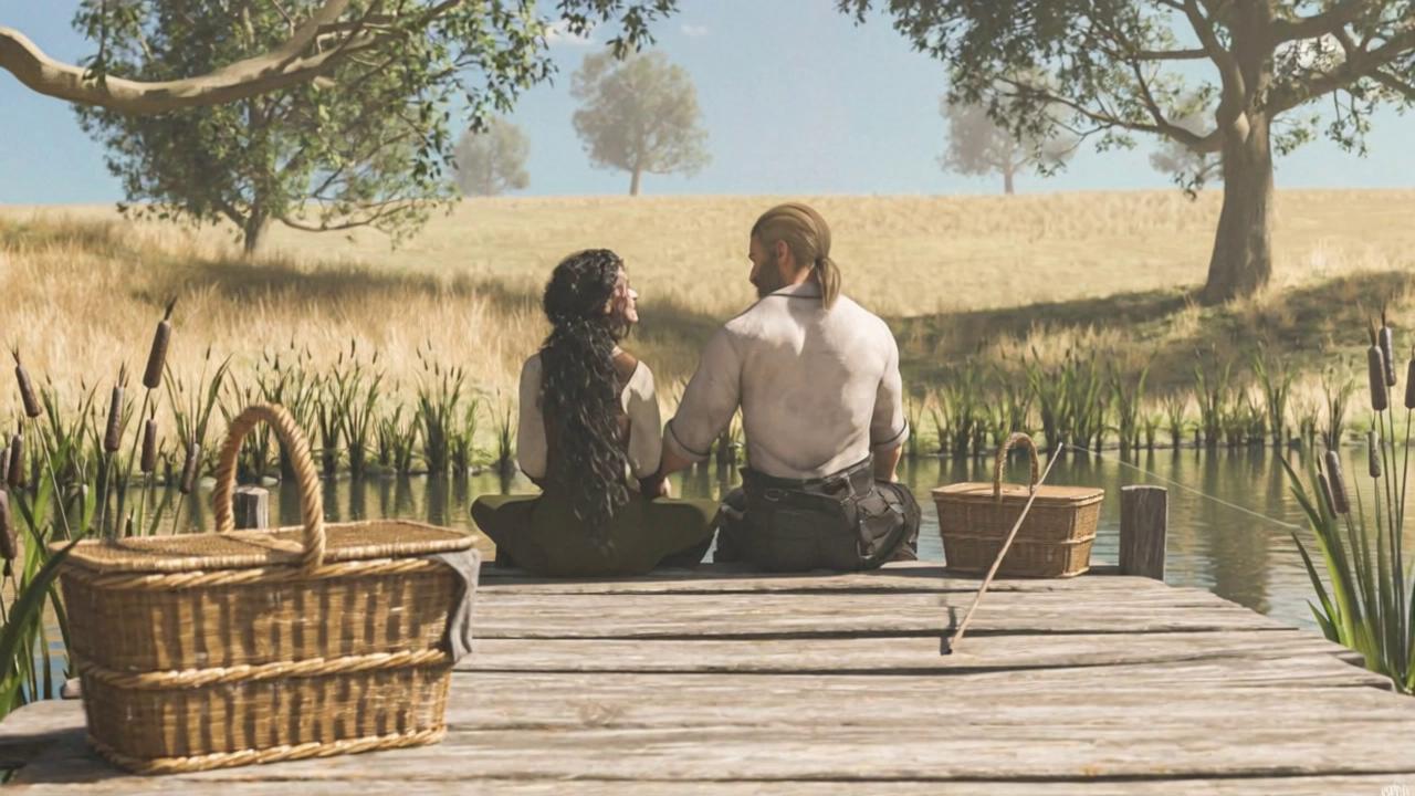 Prompt: They lean toward each other and kiss