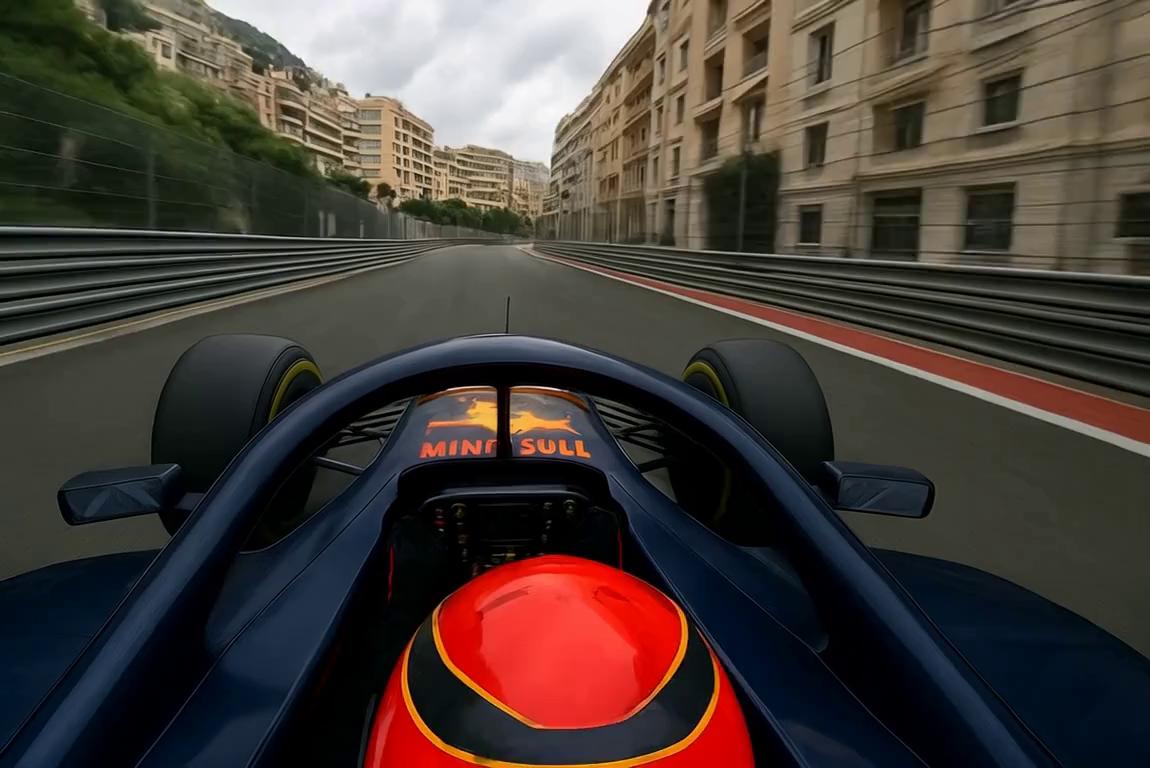 Prompt: blurry, low resolution, cartoon, unrealistic graphics, shaky camera, distorted steering wheel, extra hands, broken cockpit, text, watermark, logo, duplicate cars, glitch, flickering, low frame rate, dark image, oversaturated colors