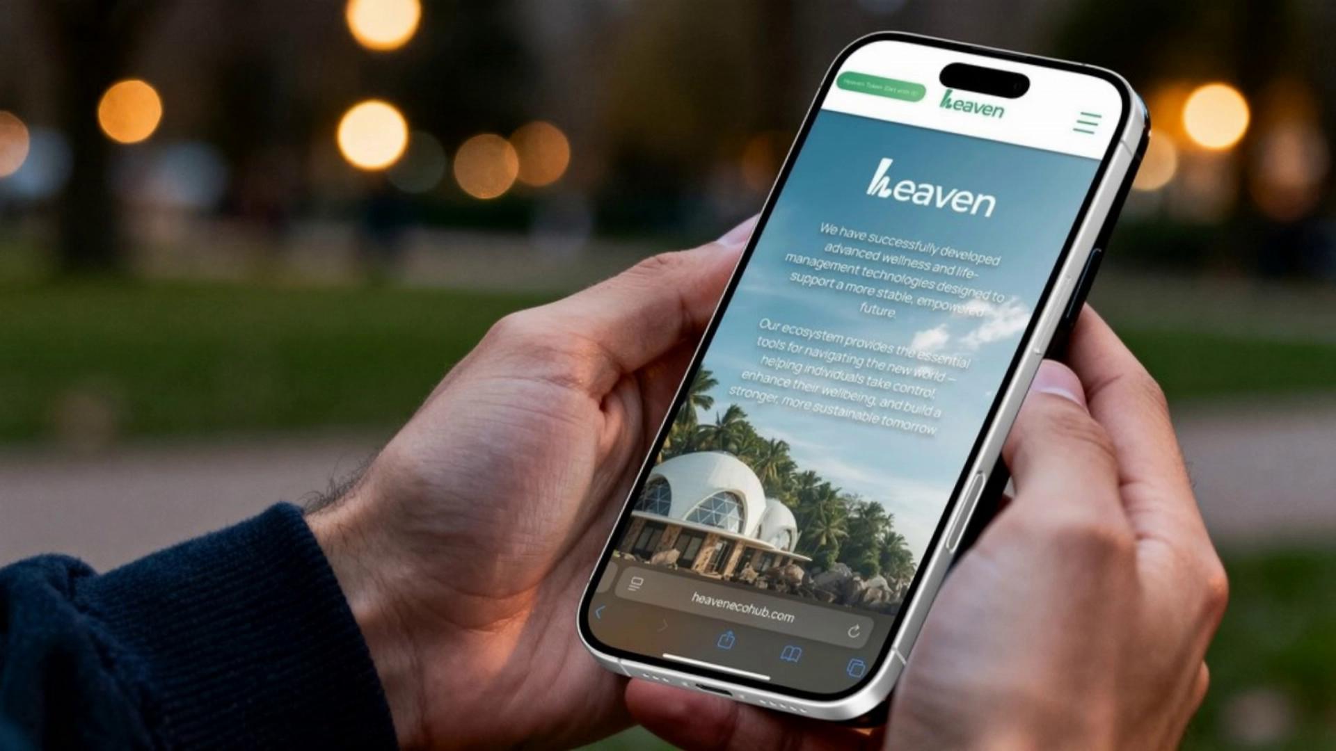 Prompt: Gentle push in toward the phone screen as the thumb hovers over the main icon.
