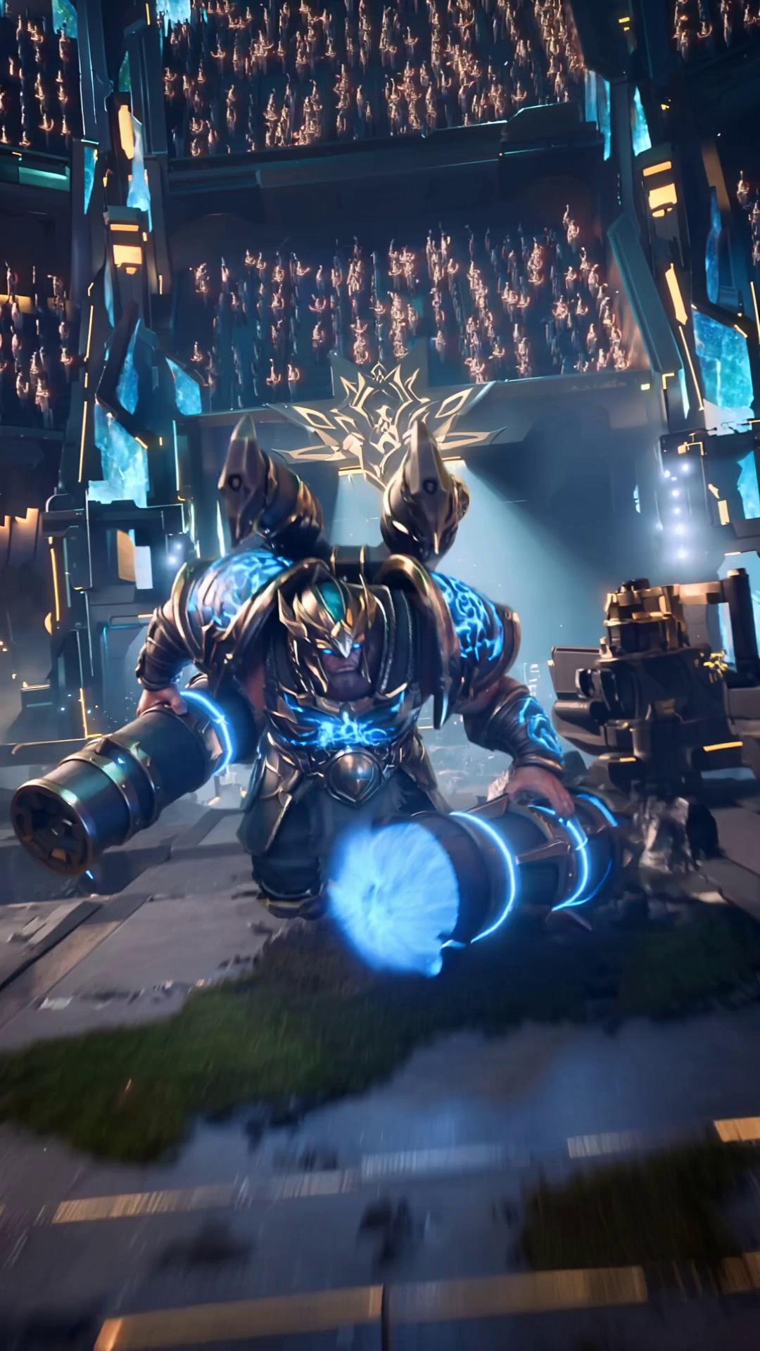 Prompt: A cinematic 3D battle scene in the mid lane of a Mobile Legends: Bang Bang style arena. The hero “OYUNMGL”, a powerful warrior inspired by Bane, charges into battle under glowing lights and roaring crowds of 2 billion spectators. The camera follows dynamic close-ups as OYUNMGL activates all abilities and his ultimate skill, unleashing massive water and cannon effects. Explosions, blue energy waves, and magic particles fill the screen. The animation is ultra-realistic, with detailed lighting, epic camera angles, and slow-motion moments as he defeats his enemies. The atmosphere is intense, with dramatic music and sparks flying around, like a professional game trailer.

🎧 Style: cinematic, ultra-realistic, game trailer style
📏 Length: 30–45 seconds
🎨 Lighting: blue and gold glow, battlefield reflections
💥 Mood: epic, heroic, adrenaline-fueled