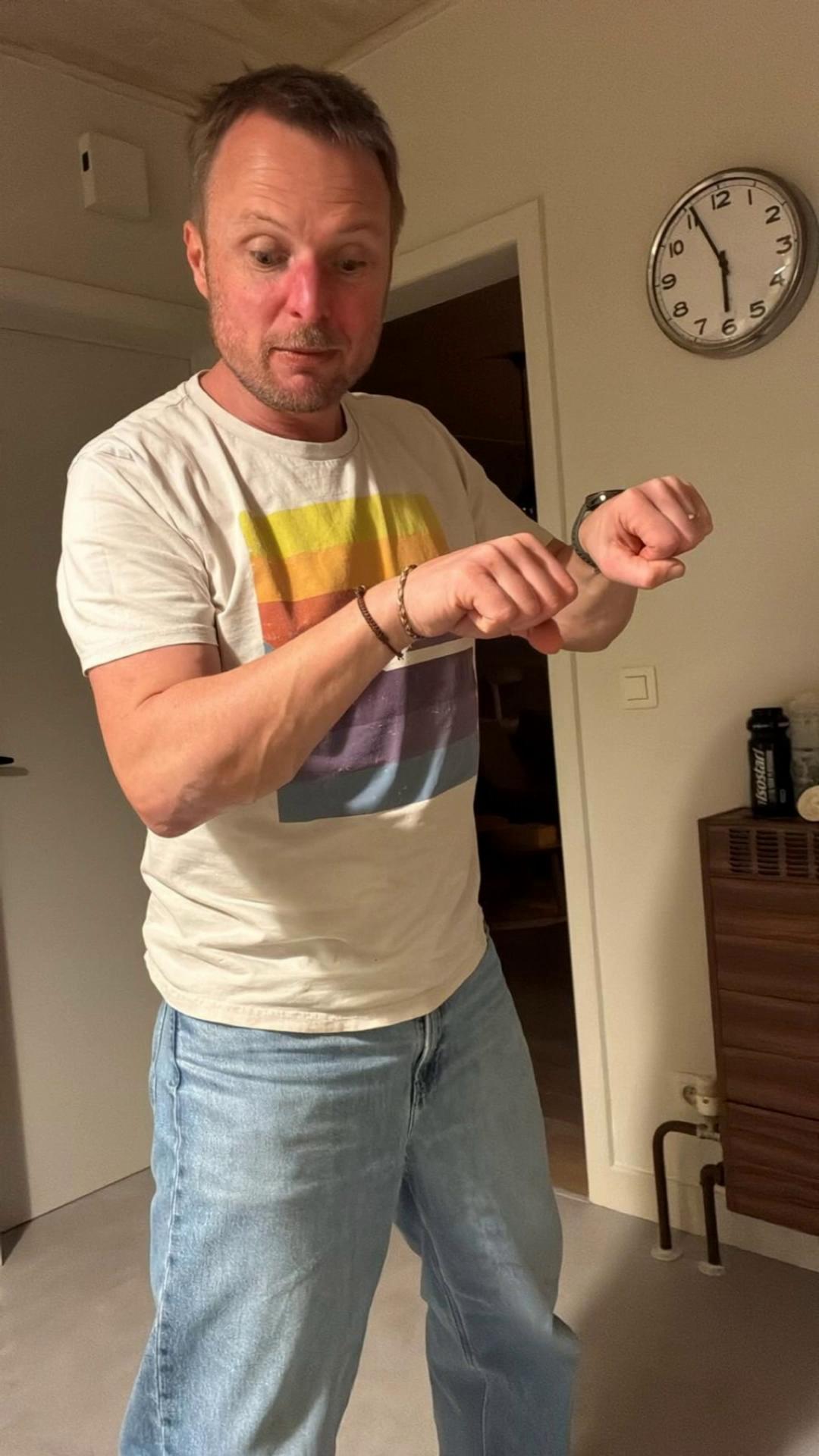 Prompt: Remove the background of this picture and make thus guy fly a hang glider over the Pukkelpop music festival in Belgium. He's very happy.