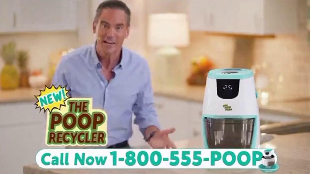 Prompt: late night infomercial about the new and revolutionary product "the Poop Recycler" 