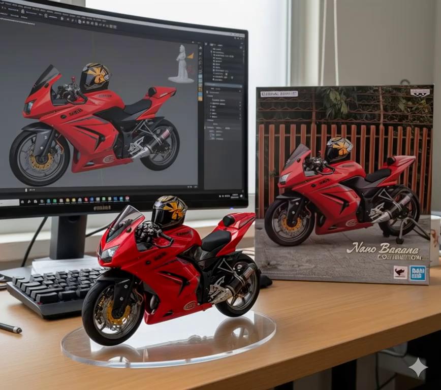 Prompt: "There are two hands lifting the bike while turning it left and right after putting it back down."