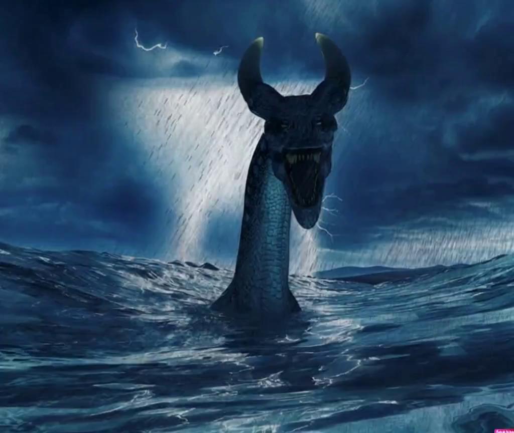 Prompt: sea creature  roaring 