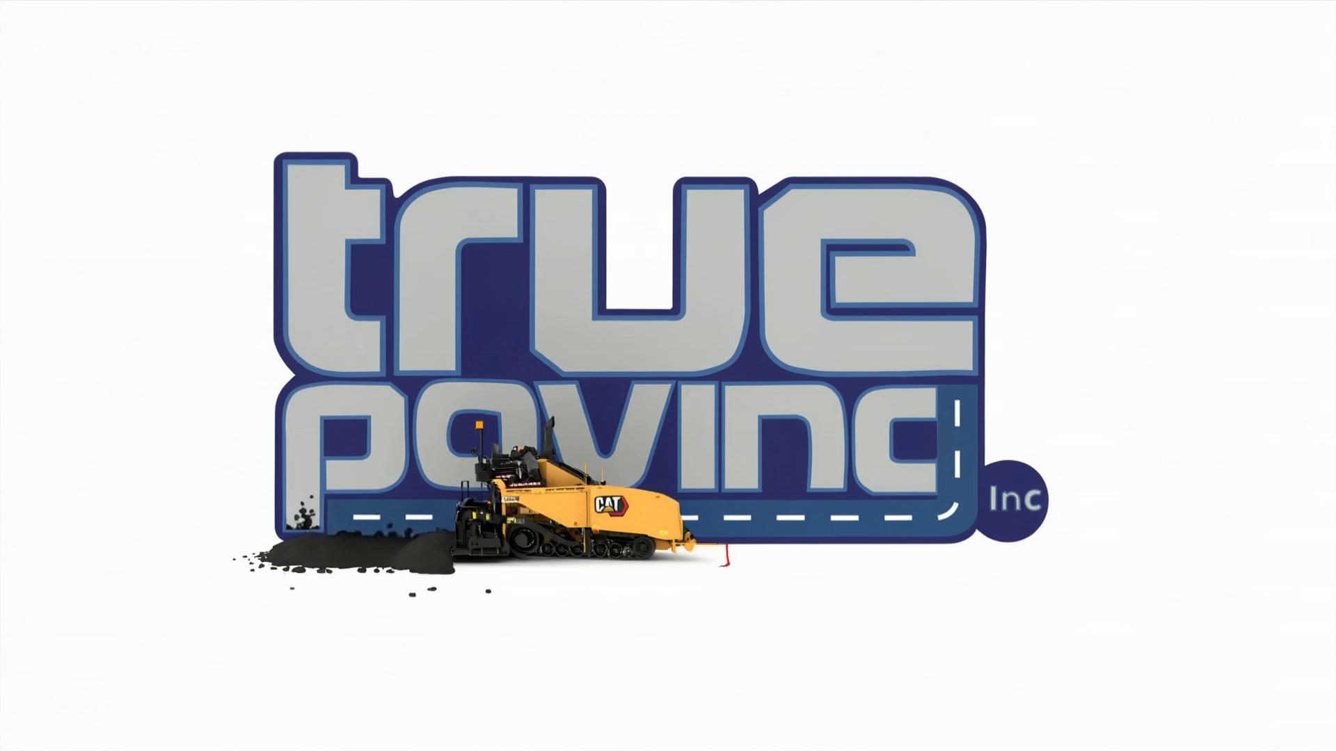 Prompt: @image-1772645435664-1 is a real paving machine, turn that into a miniature model about the width of the letters thickness & place it flat, start at one end of the bottom of the letter 'g' on @element-858225734635102225 start where the center dotted lines start (the letter 'g' has the center white lines & looks like a 'road') Then I want the video or gif to have the paver move along that part of the 'g' 'road' & have it get darker like it is in @element-858225988856709154 as the paver rides over it. So it looks like the @image-1772645435664-1 is paving the 'road' part of the letter 'g' in @element-858225734635102225 turning the 'road' paved/darker from under the @image-1772645435664-1 so it ends up all dark like in @element-858225988856709154 