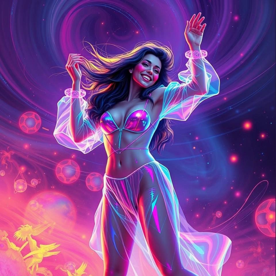 Prompt: Woman dance slow dance