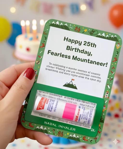 Prompt: Cinematic close-up of a green and white Poysian 2-in-1 inhaler coming out of an unzipped fabric pouch, with two tea sachets neatly placed inside. The camera slowly zooms in to highlight the shiny surface of the inhaler and the texture of the tea packaging. Soft vapor gently rises, creating a fresh and calming feeling. The background is a smooth mint green and cream gradient. Bright, soft lighting gives a clean and relaxing wellness vibe, focusing on comfort and self-care.