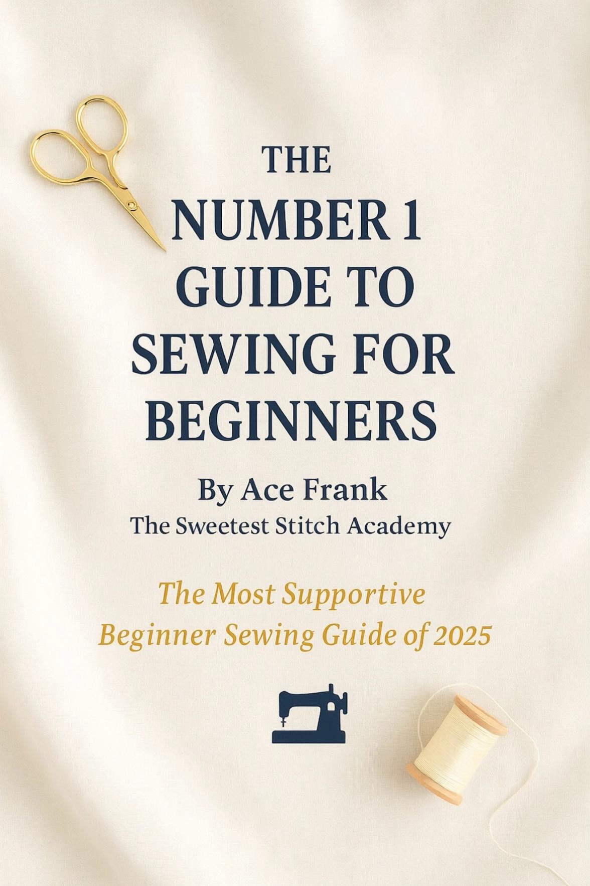 Prompt: a young couple learning to sew using to book