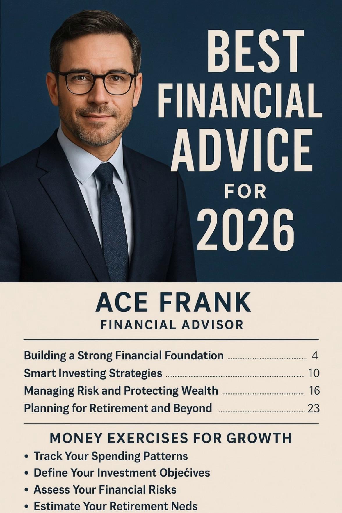 Prompt:    a man will be reading the e-book Best Financial Advice for 2026   and women will be walking reading a soft copy of Best Financial Advice for 2026 they 