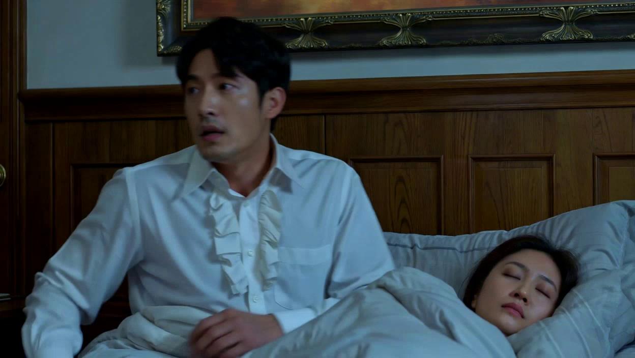 Prompt: [INT. BEDROOM – NIGHT]
Three knocks echo through the house.
KNOCK. KNOCK. KNOCK.

MAN (half-asleep)
Who’s there?

A soft voice from the hallway:
VOICE (O.S.)
It’s me… let me in.

He glances beside him — his wife is asleep.

MAN (whispering)
...If you’re here... then who’s—

VOICE (O.S.)
(louder)
Open the door.

The doorknob starts to turn slowly.
He steps back, trembling.

MAN
Who are you?!

A whisper right behind his ear:
VOICE (WHISPER)
You should’ve stayed in bed.

SMASH CUT TO BLACK.

SFX: Door creaks open.
